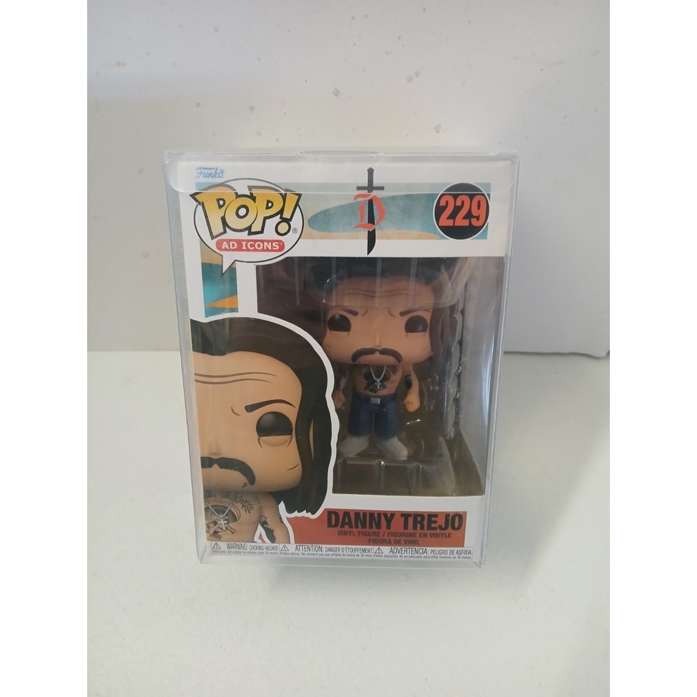 Funko Pop! Vinyl Danny Trejo 4" Figure #229 w/ Protector Machete Actor